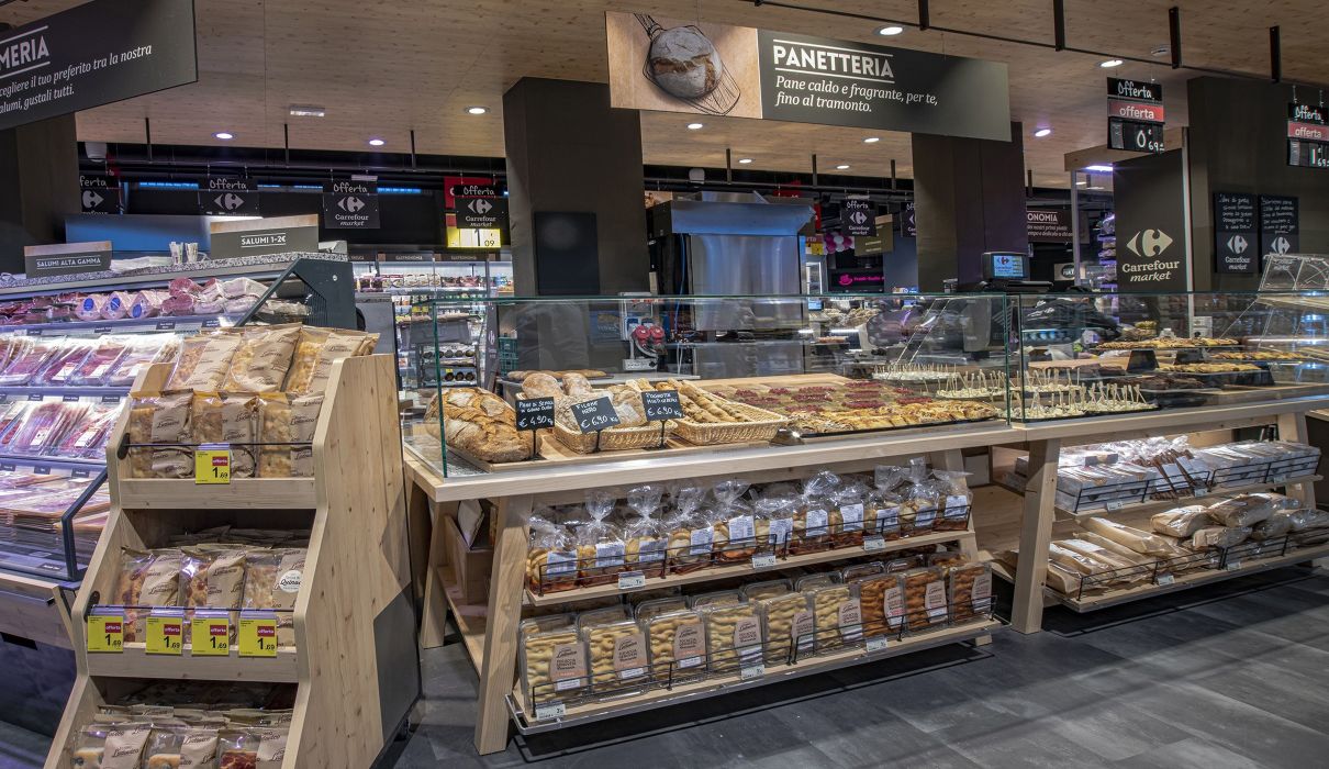 Arredamenti per locali pubblici, retail, minimarket : panetteria