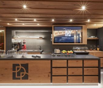 Arredamento su misura per alberghi: zona buffet