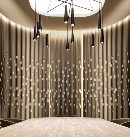 Sushi restaurant arredamento sala ristorante : dettaglio illuminazione